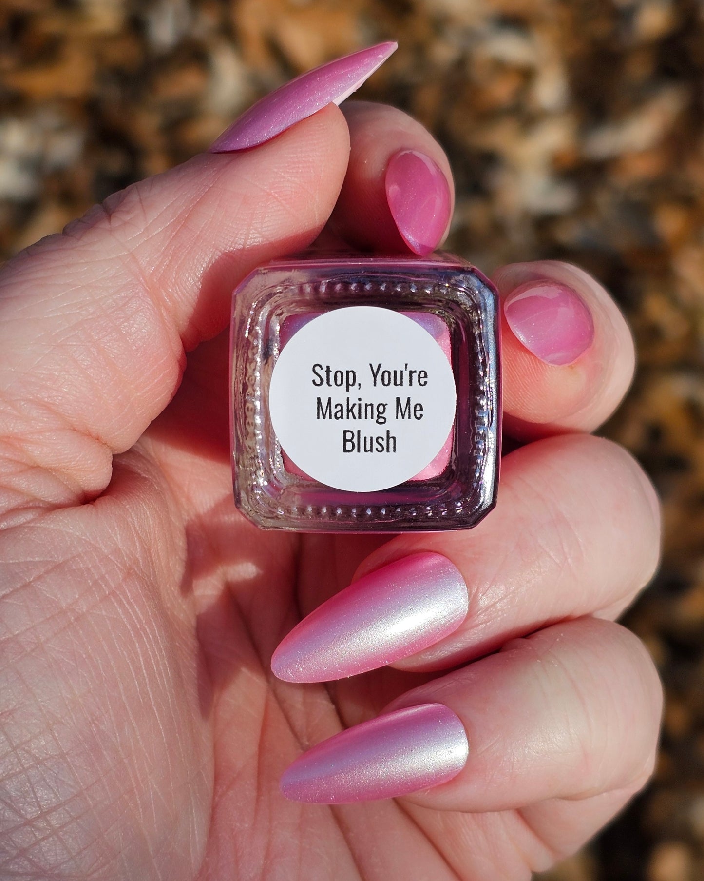 Stop, You're Making Me Blush