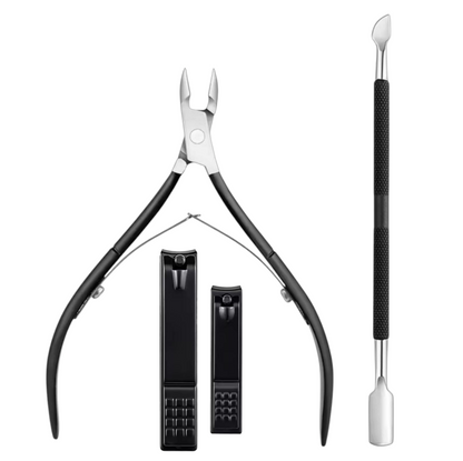 Matte Black Manicure Set