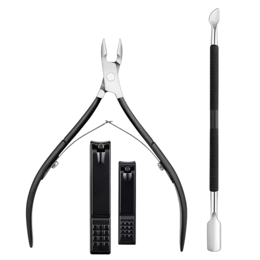 Matte Black Manicure Set