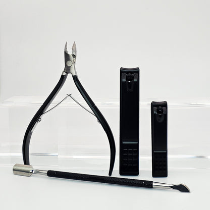 Matte Black Manicure Set